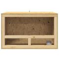 vidaXL Terárium Hnedá 80 x 50 x 50 cm OSB