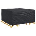vidaXL Obal na nábytok Jednofarebný Čierna 180 x 190 x 85 cm 420D