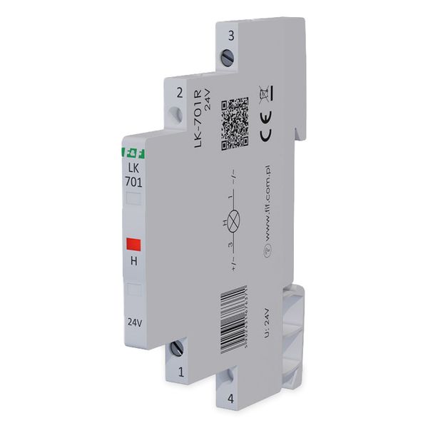 Signalizácia F&F LK-701R/24V AC/DC na DIN lištu
