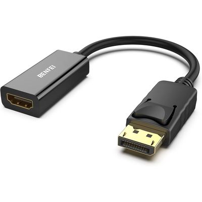 BENFEI adaptér DisplayPort 1.2 na HDMI 1.4 4K jednosmerný čierny