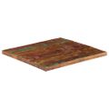 vidaXL Stolová doska 70x70x2,5 cm štvorec masívne recyklované drevo