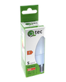 LED žiarovka Qtec 5W C37 E14 4200K
