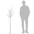 vidaXL Vianočný stromček/vŕba 200 LED 1,8 m studená biela dovnútra/von