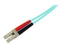 2m / 6 ft - 100 Gb - 50/125 - OM4 Fiber - LC to LC Fiber Patch Cable (450FBLCLC2) - Sieťový kábel - multirežim LC (M) do multirežim LC (M) - 2 m - optické vlákno - duplex - 50 / 125 mikrón - OM4 - vodotesný - farebný