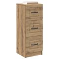 vidaXL Zásuvkový kabinet 33 x 34,5 x 87 cm Kompozitné drevo