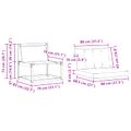 vidaXL Záhradná súprava gaučov 3 ks Prírodná a krémová