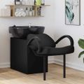 vidaXL Kozmetický stolička Čierna 136 x 60 x 92 cm PVC