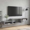 vidaXL Nástenný TV kabinet Nástenná montáž Sivý Sonoma