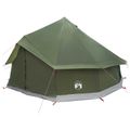 vidaXL Tipi stan 8-miestny Olivovo zelená Polyester a oceľ