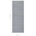 vidaXL Koberec behúň BCF sivý 100x250 cm