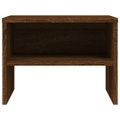 vidaXL Nočné stolíky 2 ks hnedý dub 40x30x30 cm spracované drevo