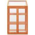 vidaXL Skleník 60x45x100 cm jedľové drevo