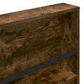 vidaXL Regál na časopisy Dymová dub 80 x 12 x 70 cm Kompozitné drevo