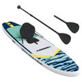 vidaXL SUP doska so sedadlom 2-in-1 APEX 366 x 81 x 15 cm Modrá pre