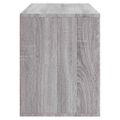 vidaXL Botník sivý dub sonoma 80x35x45 cm spracované drevo