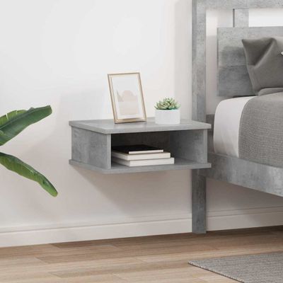 vidaXL Nočný stolík 2 pcs Betónová šedá 40 x 31 x 15 cm