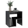vidaXL Nočné stolíky 2 ks lesklé sivé 40x30x40 cm drevotrieska