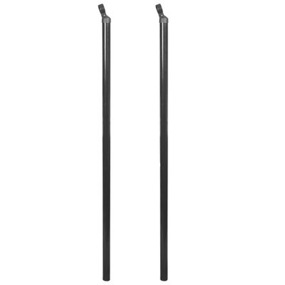 vidaXL Plotové vzpery na drôtené pletivo 2 ks, 150 cm