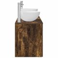 vidaXL Set kabinetov do kúpeľne 3 ks Dymový dub 49,5 x 35 x 63 cm