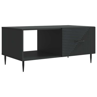 vidaXL Konferenčný stolík Čierna 90 x 50 x 40 cm Kompozitné drevo