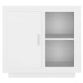 vidaXL Komoda biela 80x40x75 cm