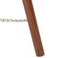 vidaXL Lampa na statíve, mangový masív 97 cm