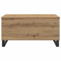 vidaXL Konferenčný stolík dub artisan 90x44,5x45 cm kompozitné drevo