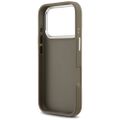 Puzdro Guess Grained Big 4G Classic Logo pre iPhone 17 Pro hnedé