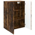 vidaXL Nástenná skrinka 66 x 34,5 x 90 cm Kompozitné drevo Dymový dub
