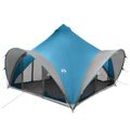 vidaXL Tipi stan so strechou Modrá Pre 6 osôb Polyester a oceľ