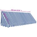 vidaXL Bistro markíza modro-biela 350x120 cm