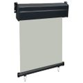 vidaXL Bočná markíza na balkón 60x250 cm, sivá