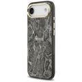 Puzdro Guess Python Pattern MagSafe pre iPhone Air čierne