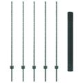 vidaXL Zvarené pletivo s podperami 10 x 1,4 m PVC potiahnutá oceľ