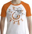 Tričko Naruto Shippuden - Biela a oranžová