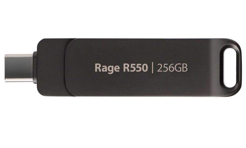 PATRIOT RAGE R550 256GB / USB Typ-A + USB Typ-C / USB 3.2 Gen 1 / sivá