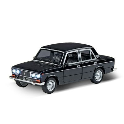 Auto čierne so zvukom a svetlom 18 cm
