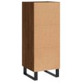 vidaXL Komoda hnedý dub 34,5x34x90 cm spracované drevo