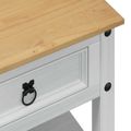 vidaXL Konferenčný stolík Biela 100 x 48 x 45 cm Borovicový masív
