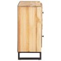 vidaXL Servírovacia skriňa Hnedá 80 x 33 x 75 cm Masívne mango drevo