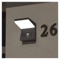 LED záhradné solárne nástenné svietidlo VEREA, senzor súmraku, 10,7 x 15,4 x 13 cm
