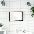 vidaXL LED kúpeľňové zrkadlo dub sonoma 60x8,5x38 cm kompozitné drevo