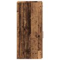 vidaXL Servírovacia skriňa so zásuvkou Staré drevo 30 x 42,5 x 93 cm