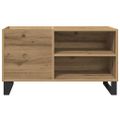 vidaXL Skrinka na platne dub artisan 84,5x38x48 cm kompozitné drevo