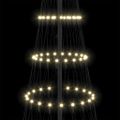 vidaXL LED vianočný stromček Teplá biela 250 cm Kov