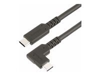 90 Degree USB-C Cable (RUSB315CC2MBR) - USB kábel - USB-C (M) rovné do USB-C (M) pravouhlý - USB 3.2 Gen 1 - 2 m - podpora 4K60Hz, drsný - čierna