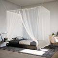 vidaXL Závesná Moskytiéra 156 sieťka biela 220x120x150 cm