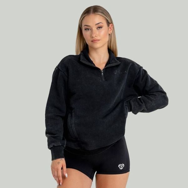 Dámska mikina Washed Black - STRIX, veľkosť L, veľkosť oblečenia L