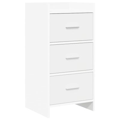vidaXL Servírovacia skriňa Biela 40 x 36 x 80 cm Kompozitné drevo