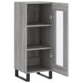 vidaXL Komoda sivý dub sonoma 34,5x34x90 cm spracované drevo